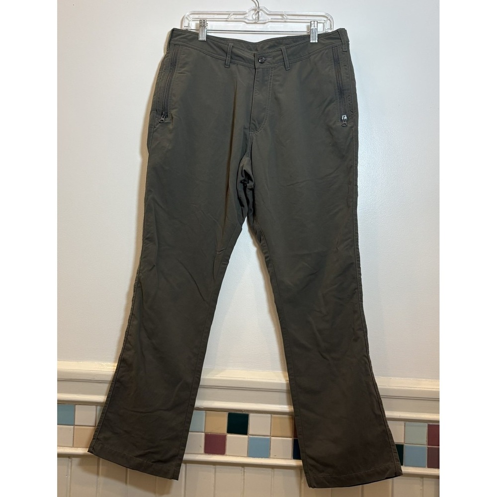 Clothing Arts Pickpocket Proof‎ Travel Pants 34x29.75 Olive Green Security Tech